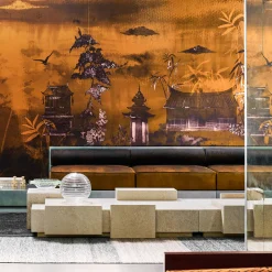 FiammettaV Home Collection Coffee Tables<Satin-finished Travertine Coffee Table DsignincMilano x FiammettaV Home Collection