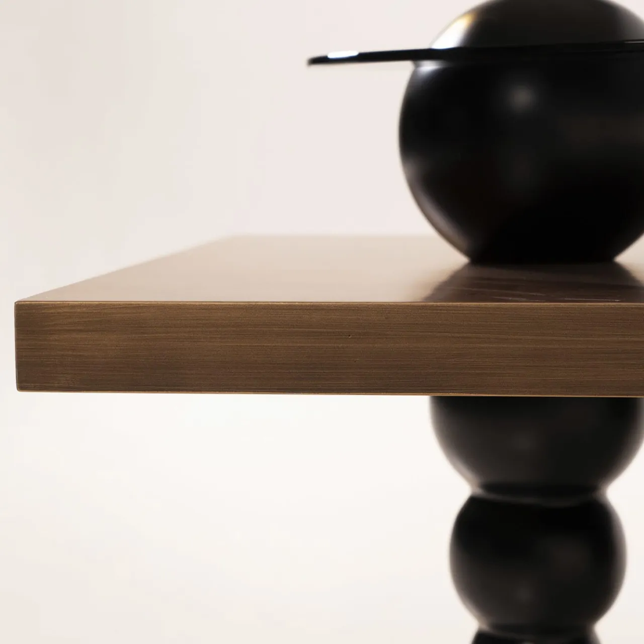 Mantellassi 1926 Coffee Tables<Saturno Erable finishing coffee table with fumè glass top