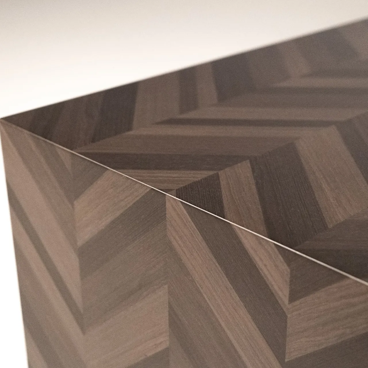 Mantellassi 1926 Coffee Tables<Saturno veneered coffee table with fumè glass top