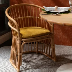 Mila Maurizi Armchairs<Savanna Manao & Manila Cane Armchair With Cushion