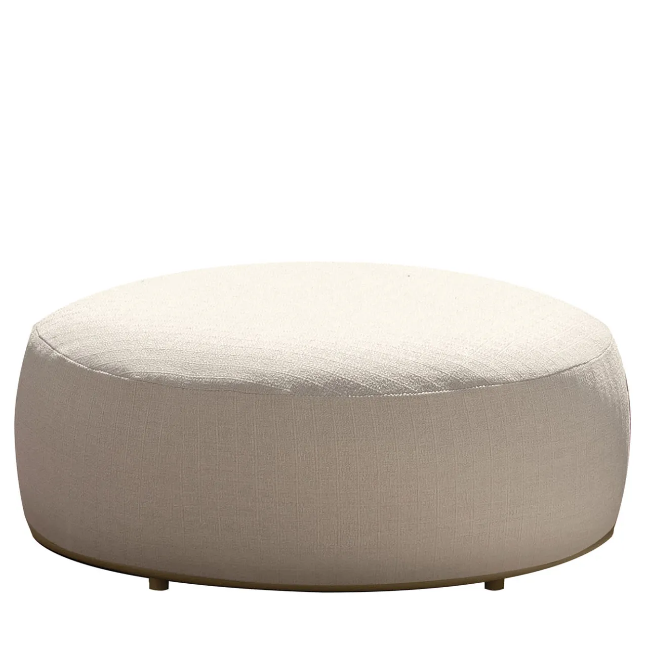 Talenti Other Outdoor Furniture<Scacco Round White Pouf by Ludovica & Roberto Palomba