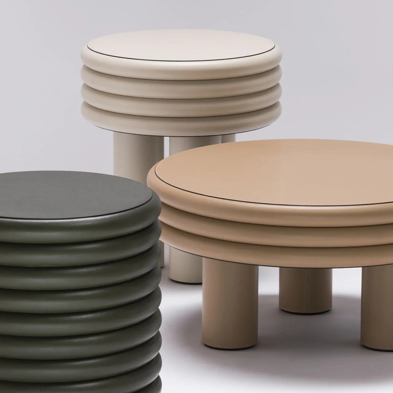 Giobagnara Coffee Tables<Scala Beige Low Round Coffee Table