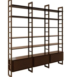 Morelato Bookcases<Scala Cherry Wood Adjustable Shelf Bookcase