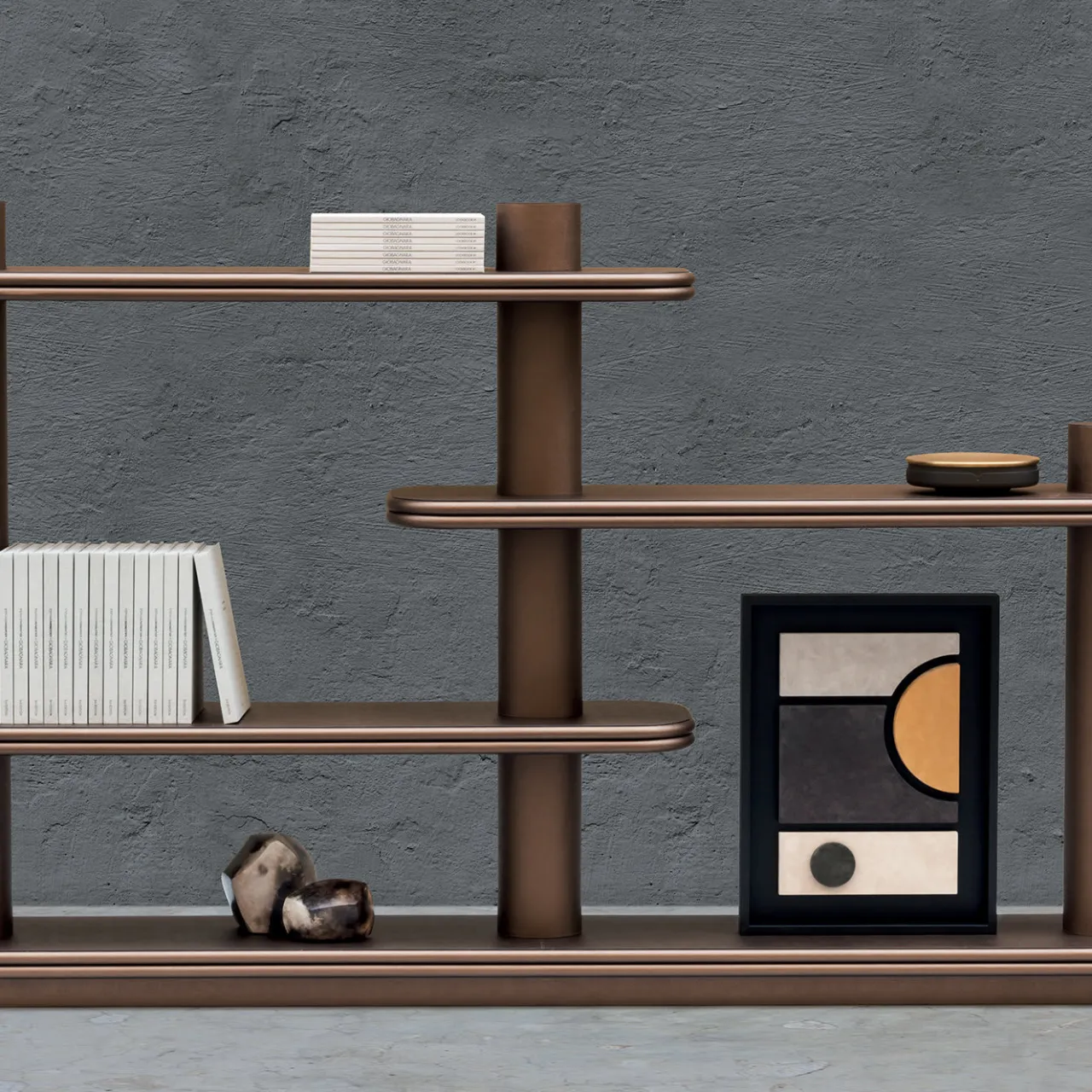 Giobagnara Bookcases<Scala Double Bookcase