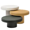 Giobagnara Nesting Tables<Scala Set of Three Round Tables with Column Base