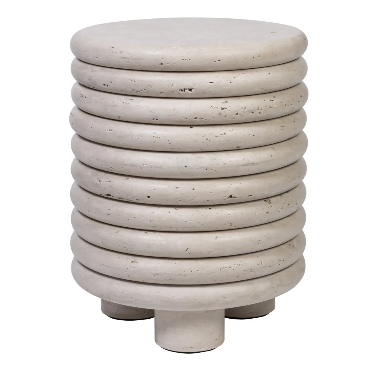 Giobagnara Stools<Scala Travertine Stool