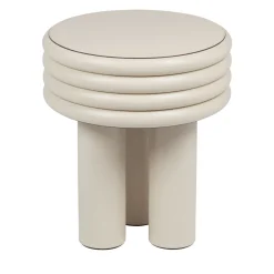 Giobagnara Side Tables<Scala White Tall Round Side Table