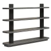 Giobagnara Bookcases<Scala Wood and Leather Bookcase