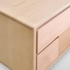 Ebanisteria Roberto Gambella Dressers<Scandinavian-Style 2-Drawer Maple Dresser