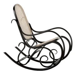Gebrüder Thonet Vienna GmbH (GTV) – Wiener GTV Design Armchairs<Schaukelstuhl Black Rocking Armchair by Gebrüder Thonet