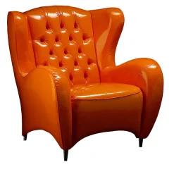 VGnewtrend Armchairs<Schinke Orange Armchair