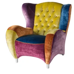 VGnewtrend Armchairs<Schinke Polychrome Patchwork Armchair