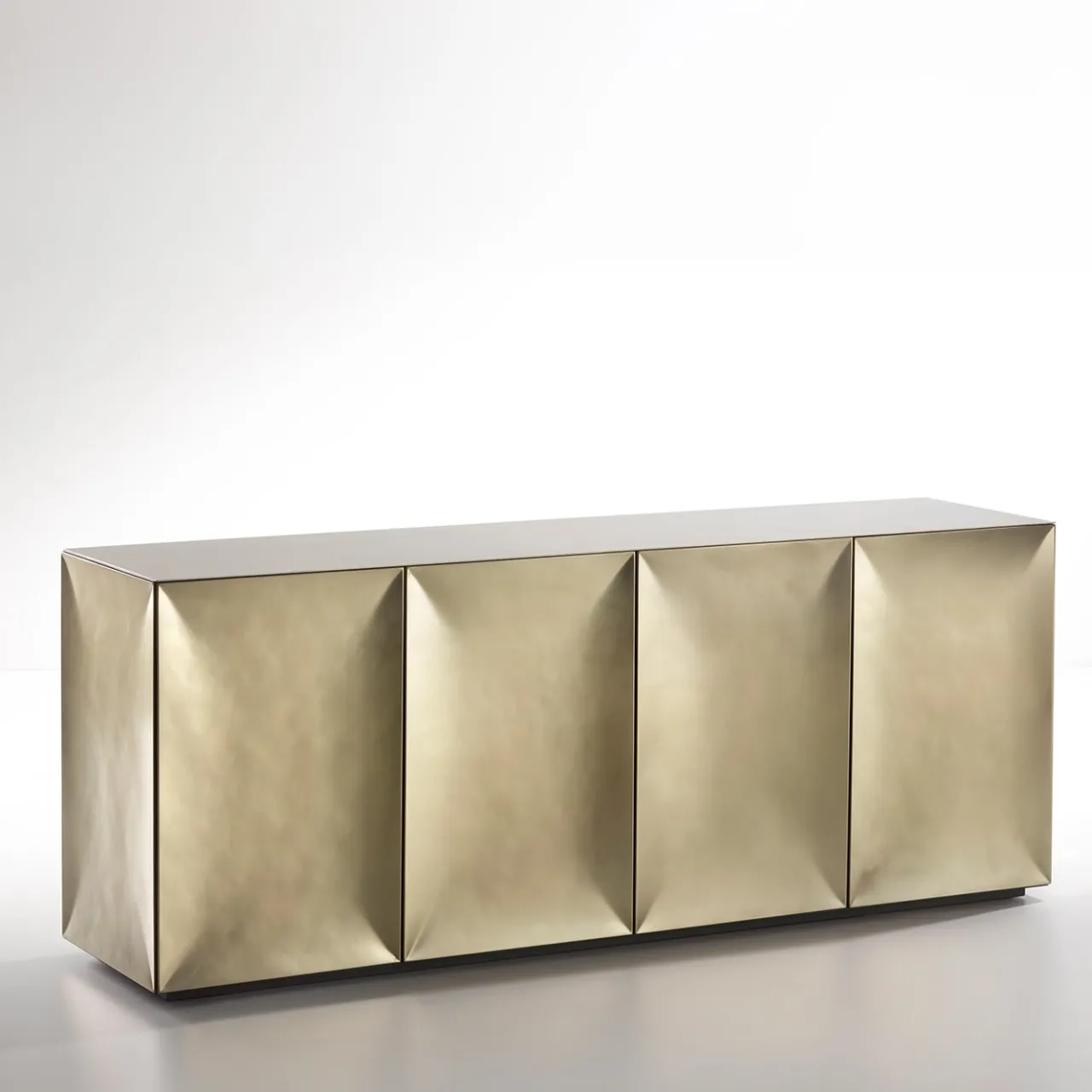 De Castelli Sideboards Buffets<Sculpt 165 Brass Sideboard by Francesco Forcellini
