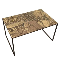 Instabilelab Coffee Tables<Seascape Prestige Gold Paper Metal Rectangular Coffee Table