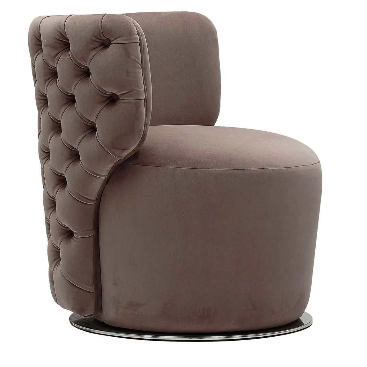 Living Couture Armchairs<Seattle Brown Swivel Armchair