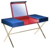VGnewtrend Vanities<Secret 3 Blue and Red Vanity Desk