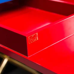 VGnewtrend Vanities<Secret 3 Blue and Red Vanity Desk