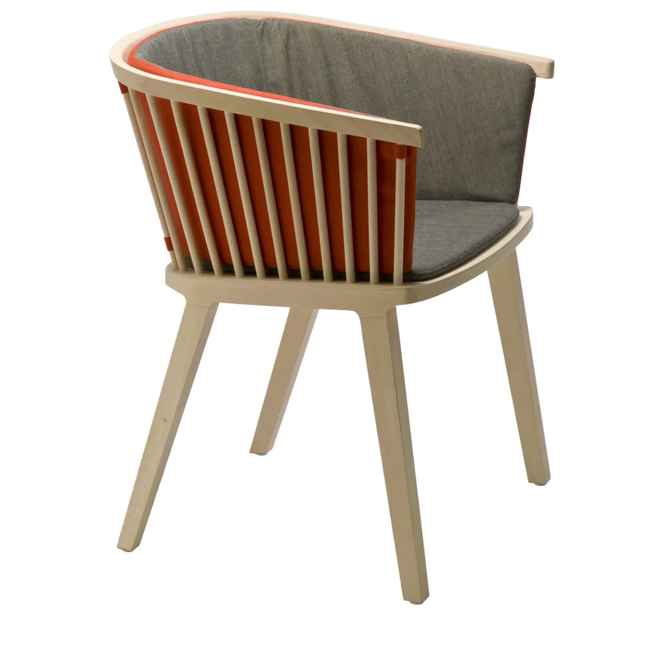 Colé Chairs<Secreto Orange and Grey Armchair
