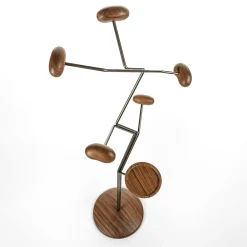 Durame Coat Stands<Seed Brown Metal and Wood Coat Stand