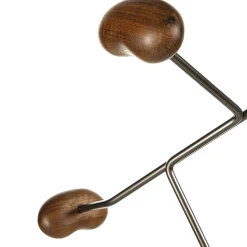 Durame Coat Stands<Seed Brown Metal and Wood Coat Stand