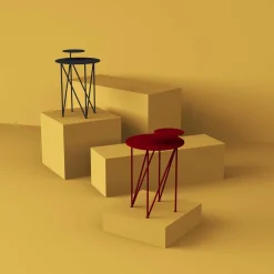 Nunzia Ponsillo Side Tables<Segmenti Ruby Red Coffee Table
