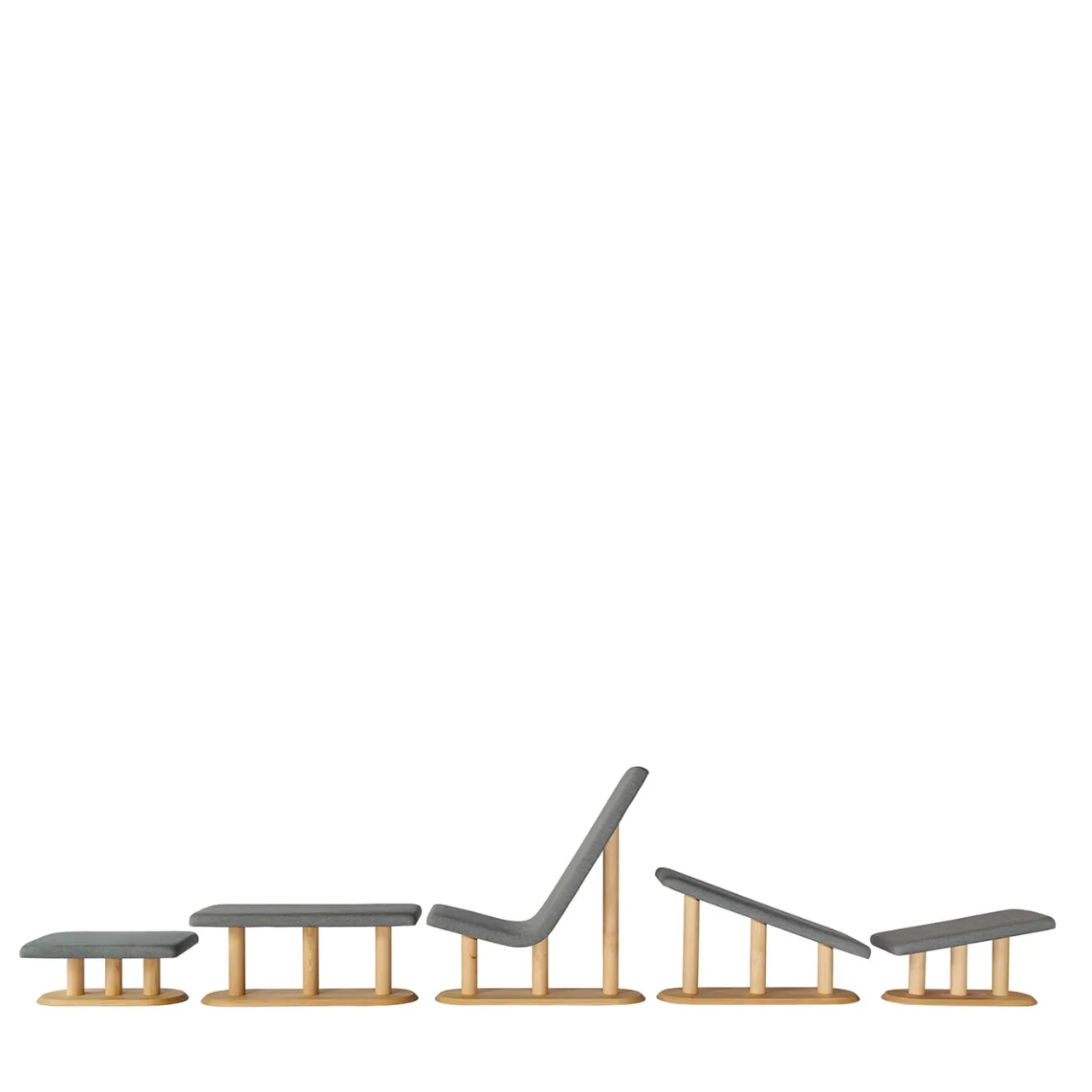 Orografie Benches<Segni A Set of 5 Benches Limited Edition by Lanzavecchia and Wai