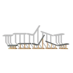 Orografie Benches<Segni A Set of 5 Benches Limited Edition by Lanzavecchia and Wai