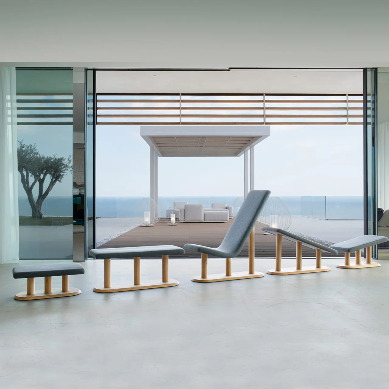 Orografie Benches<Segni A Set of 5 Benches Limited Edition by Lanzavecchia and Wai