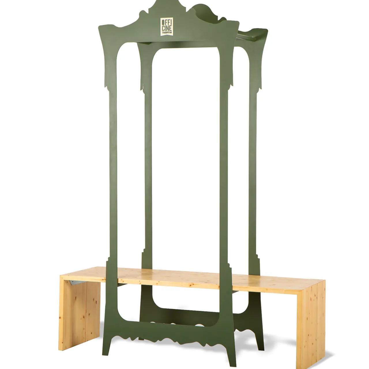 Officine Tamborrino Benches<Segno Wardrobe with Bench #1 by Flore & Venezia