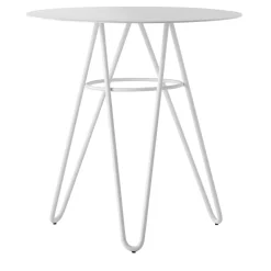 TrabA' Bistro Tables<Self White Bistro Table By Giacomo Cattani