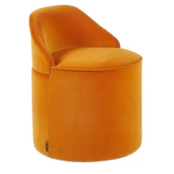 Tato Ottomans & Poufs<Sella Low Orange Pouf