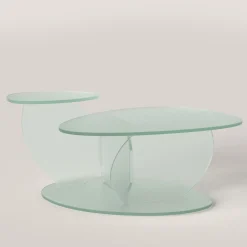Edizione Limitata by Simone Fanciullacci Coffee Tables<Selva V2 Frosted Glass Coffee Table