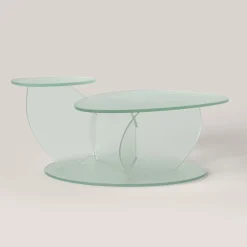 Edizione Limitata by Simone Fanciullacci Coffee Tables<Selva V2 Frosted Glass Coffee Table
