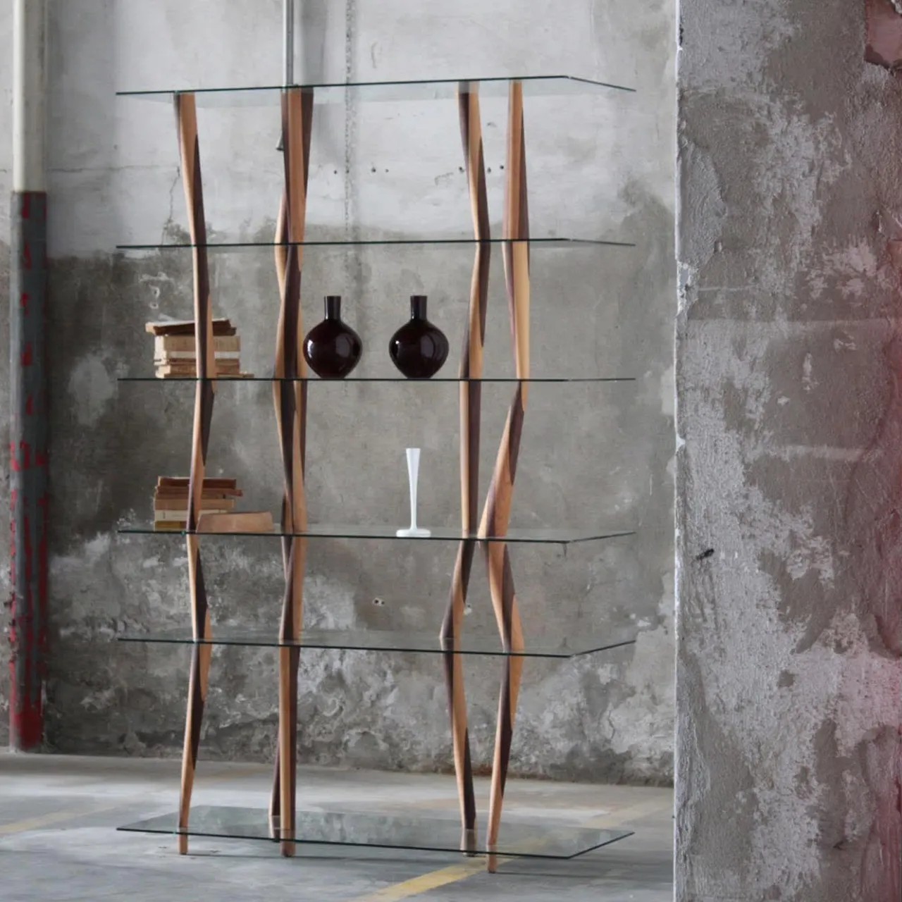 Horm Bookcases<Sendai Glass Bookcase by Toyo Ito