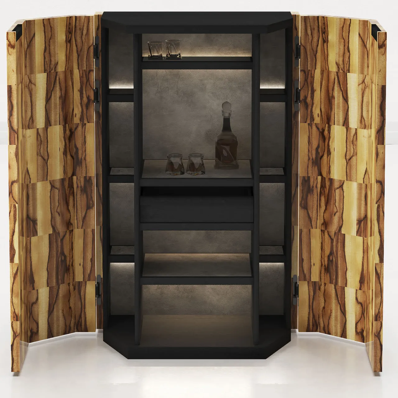 Giopagani Cabinets<Senza Fine Ash Wood Cabinet