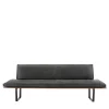 Riva 1920 Benches<Sequoia Solid wood and suede Leather Bench