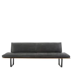 Riva 1920 Benches<Sequoia Solid wood and suede Leather Bench