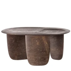 Lithea Coffee Tables<Sesi B Brown Coffee Table in Pietra Pece by Martinelli Venezia Studio