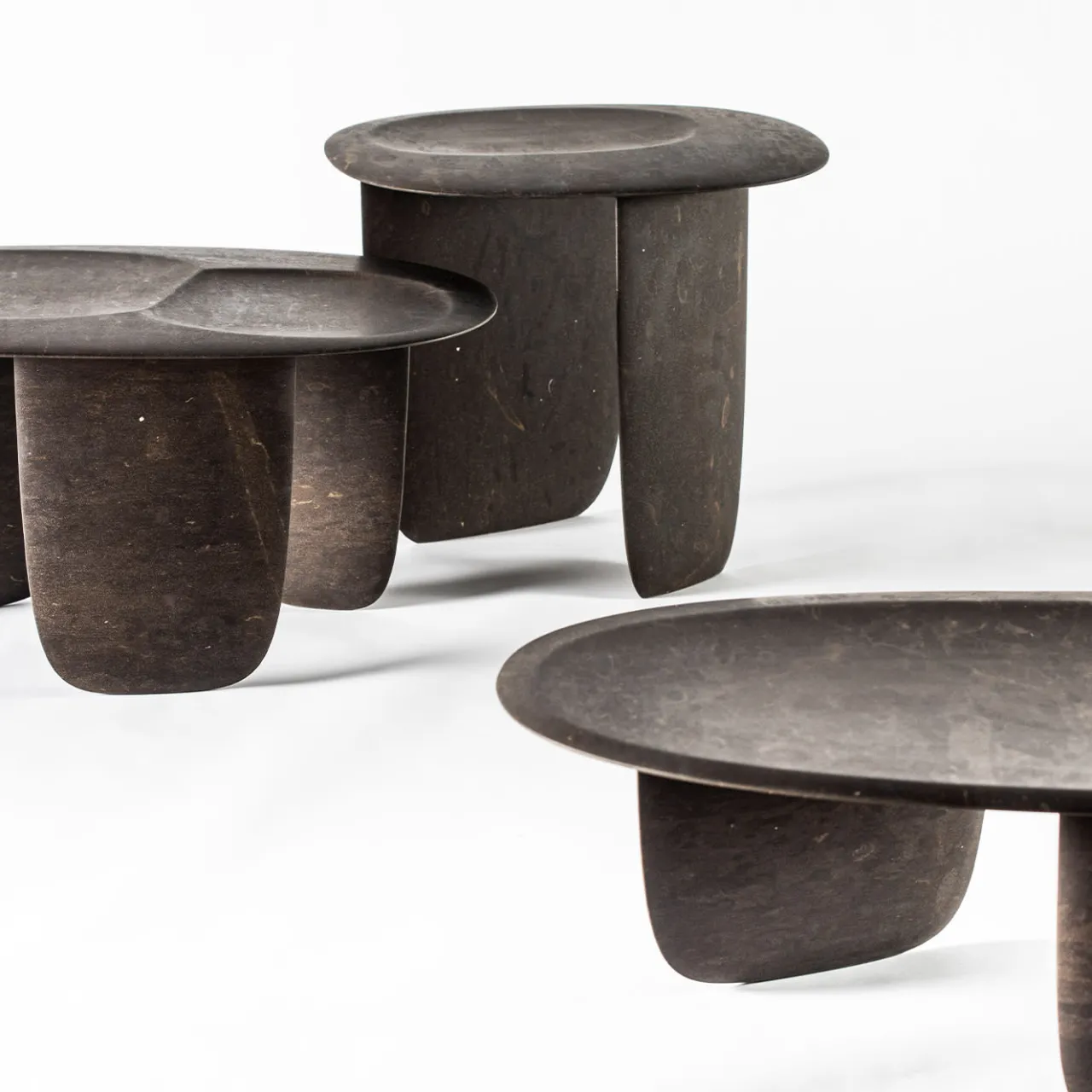 Lithea Coffee Tables<Sesi B Brown Coffee Table in Pietra Pece by Martinelli Venezia Studio