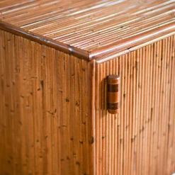 Molto Collectibles Nightstands<Set of 2 1-Door Bamboo Nightstands
