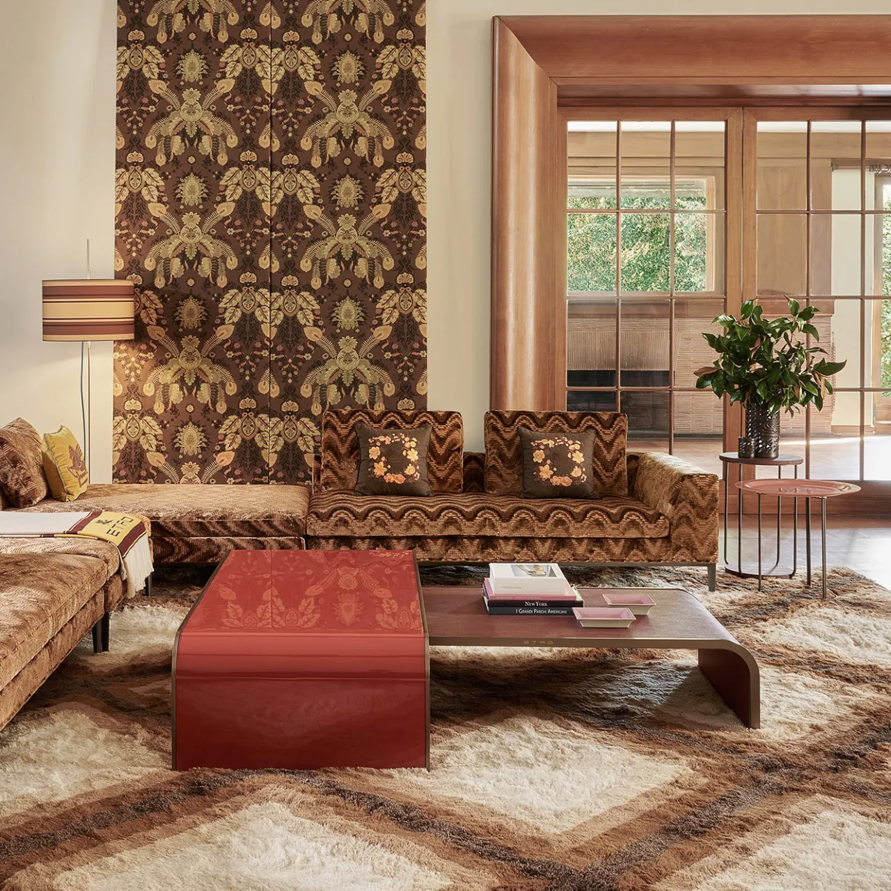 ETRO Home Interiors Nesting Tables<Set of 2 Fly Over Coffee Tables