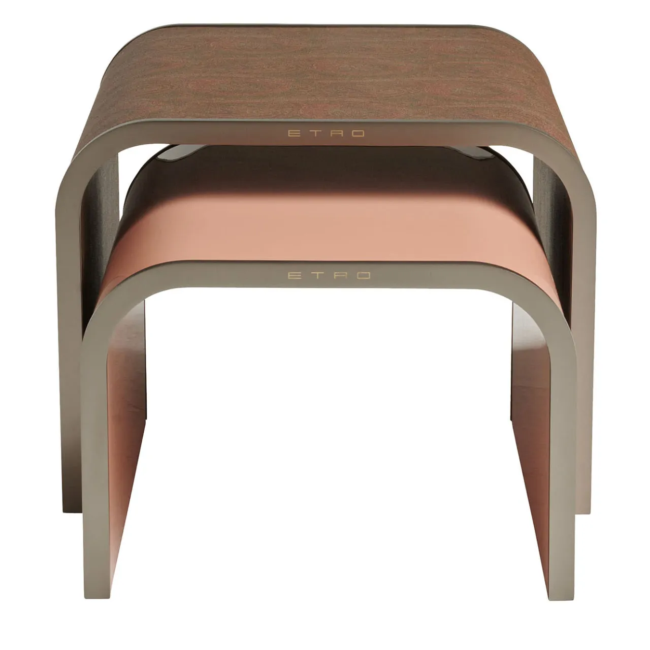 ETRO Home Interiors Nesting Tables<Set of 2 Fly Over Side Tables