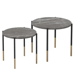 Hebanon Fratelli Basile - 1830 Nesting Tables<Set of 2 Innesti Nesting Tables