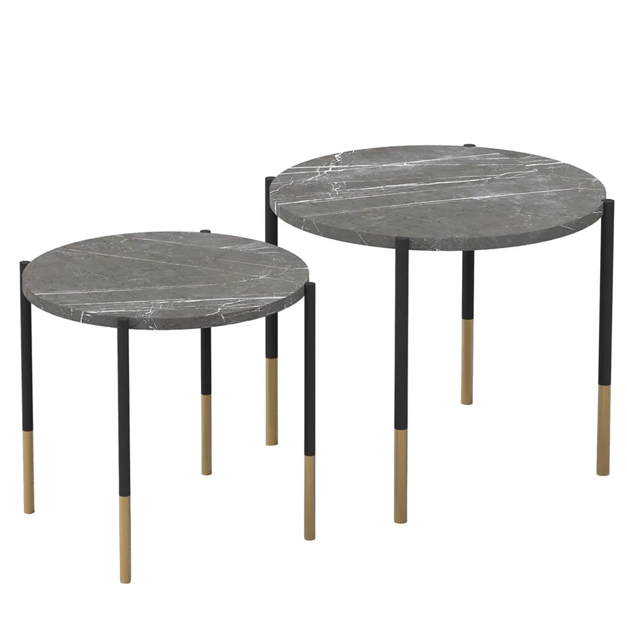 Hebanon Fratelli Basile - 1830 Nesting Tables<Set of 2 Innesti Nesting Tables