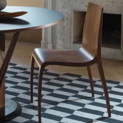 Horm Chairs<Set of 2 Ki Wood Chairs by Mario Bellini