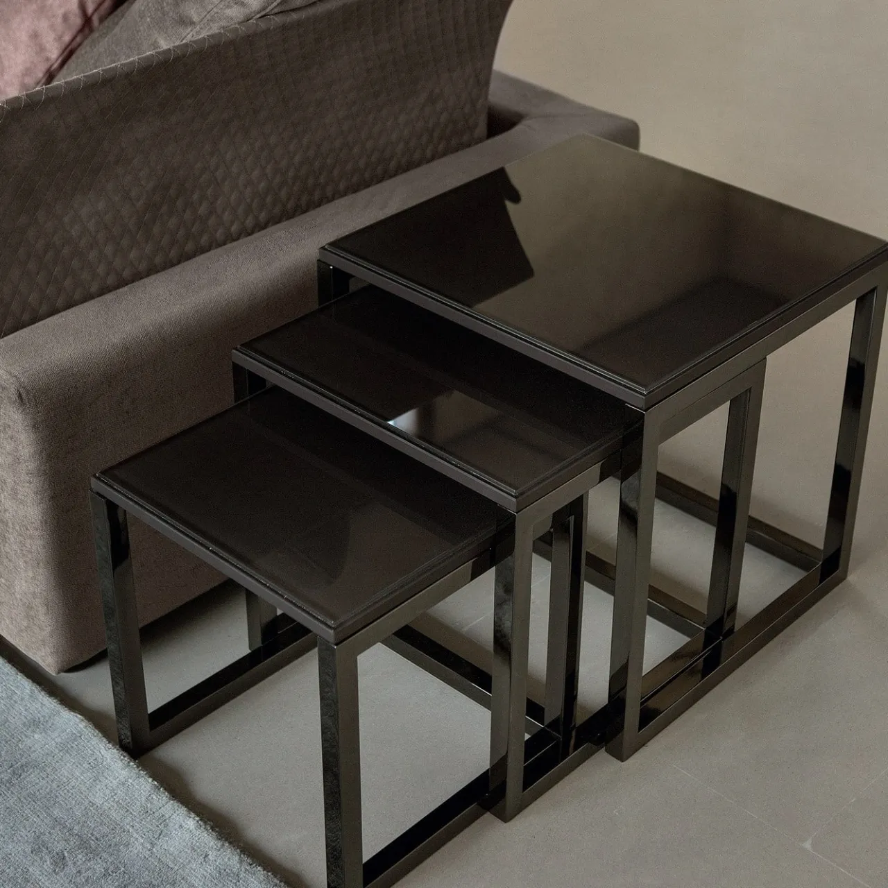 Daytona Nesting Tables<Set of 3 Mondrian Nesting Tables by Dainellistudio