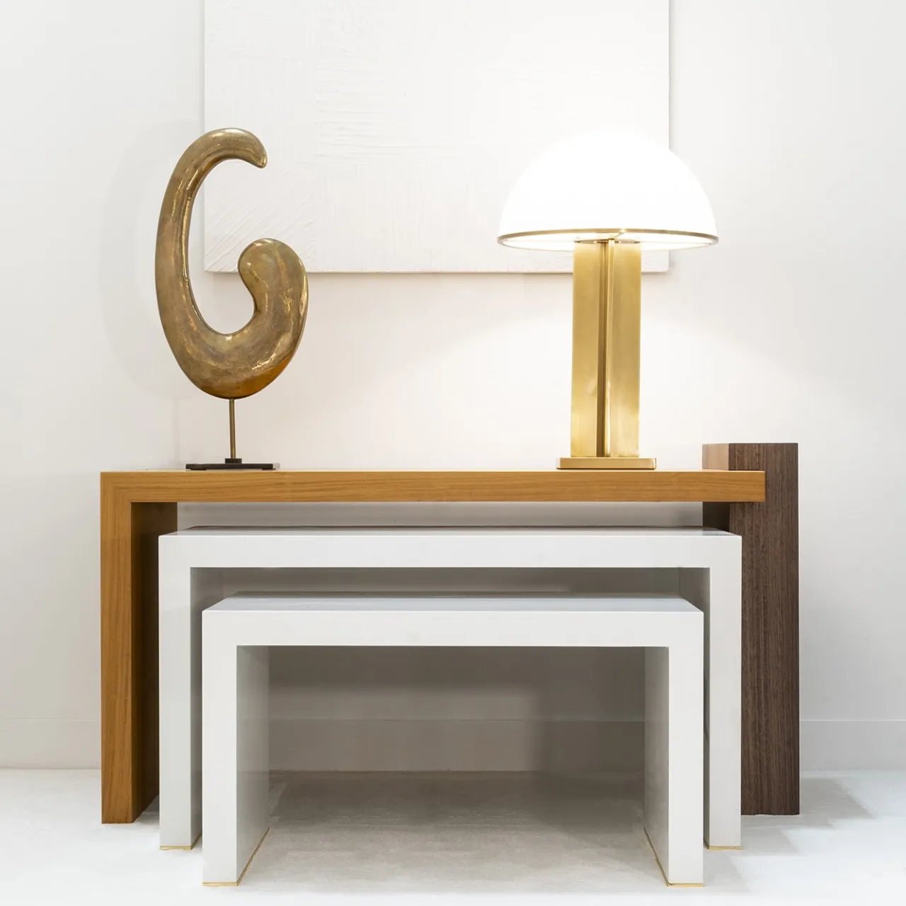 CG Capelletti Nesting Tables<SET OF 3 NESTING STYLE SIDE TABLES