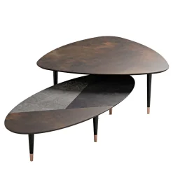 Volpi Nesting Tables<Set of Low Pick Coffee Table and Tall Surf Coffee Table