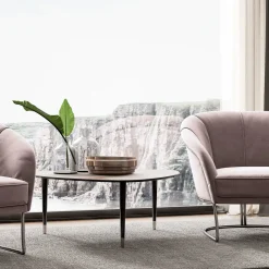 Volpi Nesting Tables<Set of Low Pick Coffee Table and Tall Surf Coffee Table