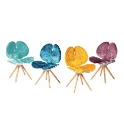 VGnewtrend Chairs<Set of Two Pansè Chairs in Seawater